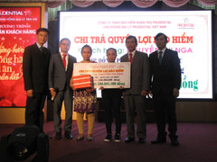 Prudential trả gần 1,5 tỷ đồng quyền lợi bảo hiểm cho khách tại Đắk Lắk, Long An và Bình Phước