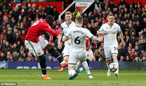 Trực tiếp MU vs Swansea vòng 32 bóng đá Ngoại Hạng Anh