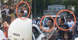 Bị nhắc đỗ xe bừa bãi, nhóm thanh niên đuổi đánh người đàn ông chở 2 cháu nhỏ