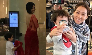 Thu Minh lần đầu khoe con trai sau 3 năm giấu kín