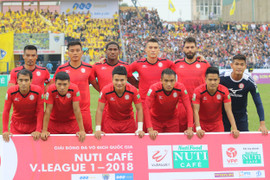 Trực tiếp TP.HCM vs SLNA đá bù vòng 1 V-League 2018 19h ngày 5/4