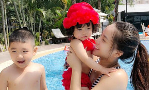 Hải Băng đáp trả khi bị chê xấu vì mặc bikini khoe bụng bầu