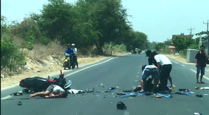 Nhóm thanh niên nghi thử tài lao xe vào nhau, 2 người chết tại chỗ: Công an thông tin chính thức