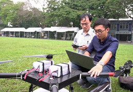 Thầy giáo chế tạo thành công máy bay điều khiển phun thuốc trừ sâu