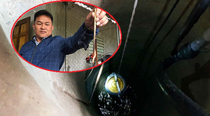 Chưa tìm ra nguyên nhân nhiều giếng nước bỗng trở thành ‘mỏ dầu’ ở Hà Tĩnh