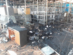 'Bà hỏa' thiêu rụi xưởng sản xuất sâm Ngọc Linh ở Lâm Đồng