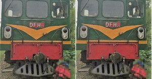 Đi bộ trên đường ray, người phụ nữ bị tàu hỏa kéo lê hàng chục mét