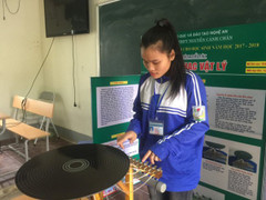 Sáng chế đĩa nhạc học Vật lý của học sinh Nghệ An