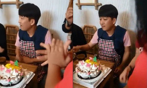 Trường Giang buồn bã, cười gượng gạo đón sinh nhật vắng bóng Nhã Phương