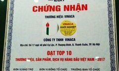 Thực hư thông tin công ty thuốc ung thư giả Vinaca mua giải thưởng giá 5-10 triệu đồng