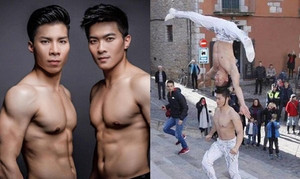 Loạt hình ảnh khiến khán giả sững sờ của hoàng tử xiếc Quốc Cơ - Quốc Nghiệp