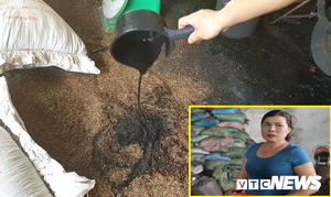 Thu giữ 3 tấn hỗn hợp cà phê nghi nhuộm pin con Ó ở Đắk Nông