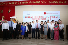 Trao 37 suất học bổng Lê Mộng Đào cho sinh viên Kiến trúc