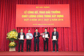 5 công trình của Hòa Bình nhận Giải thưởng Công trình xây dựng chất lượng cao