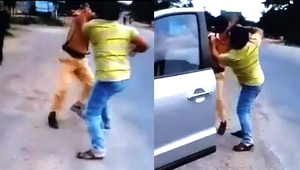 Đang làm nhiệm vụ, CSGT ở Gia Lai bị người đàn ông lao vào đánh