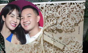 Lộ thiệp cưới 'sang chảnh' của Diệp Lâm Anh và chồng sắp cưới đại gia