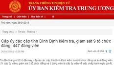 Bình Định thi hành kỷ luật 10 đảng viên
