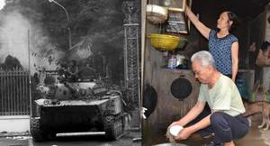 Chuyện tình của người lính lái xe tăng húc đổ cổng Dinh Độc Lập