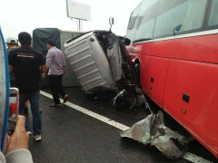 Tai nạn liên hoàn trên cao tốc Trung Lương, 2 người thương vong