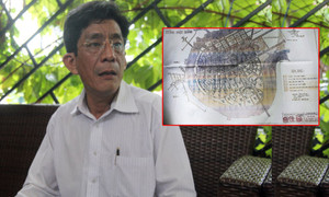 Một người dân TP.HCM tự nhận đang giữ bản đồ gốc quy hoạch Thủ Thiêm