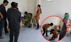 Clip: Chồng bị lôi kéo, vợ tìm tận nơi đánh sấp mặt trưởng nhóm Hội Thánh Đức Chúa Trời Mẹ