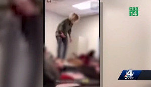 Kéo tóc gọi học sinh ngủ gật dậy, cô giáo phải nghỉ việc