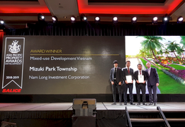 Khu đô thị Mizuki Park nhận liên tiếp 2 giải thưởng quốc tế tại Asia Property Awards 2018