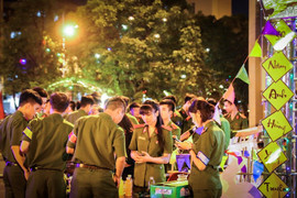 Xem sinh viên Học viện cảnh sát trưng bày 'sản vật' của các chuyên ngành