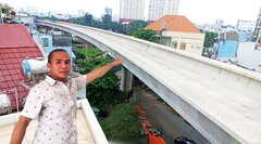 Nhà dân bị sụt lún do thi công tuyến Metro: 'Cienco 6 nói tôi đòi giá trên trời sao không tự đến sửa đi'