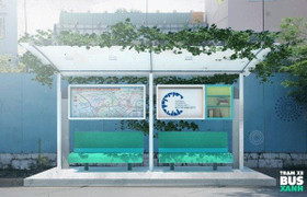 Độc đáo ý tưởng trạm xe buýt xanh thông minh