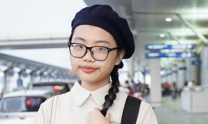 Hậu ồn ào bị tố chảnh chọe, Phương Mỹ Chi diện trang phục cá tính sang Mỹ lưu diễn