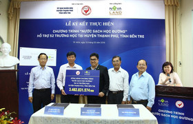 Chương trình 'Nước sạch học đường' đem nguồn nước uống đạt chuẩn đến ĐBSCL