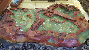 Tiêu cảnh 'chốn bồng lai' bằng đá quý, giá 600 triệu đồng chủ nhân chưa bán