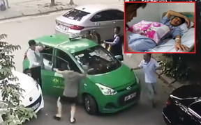 Tài xế Mai Linh bị đánh phun máu: 'Tôi sẽ kiện đến cùng, dù bố con Thái là ai'
