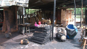 Chập điện, cơ sở mỹ nghệ ở Cà Mau bị thiêu rụi