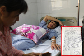 Tài xế Mai Linh bị hành hung phun máu gửi đơn đề nghị xử lí bố con tài xế đi Mercedes