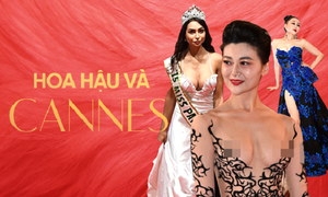Chiêu trò lố bịch của 3 Hoa hậu 'náo loạn' Cannes: Làm giả vé mời, đội hẳn vương miện đi thảm đỏ