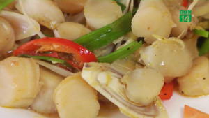 Cách làm cồi mai xào sả ớt đặc sản Cửa Lò