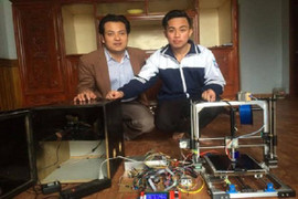 Học sinh Hà Tĩnh chế tạo máy tạo mẫu công nghiệp