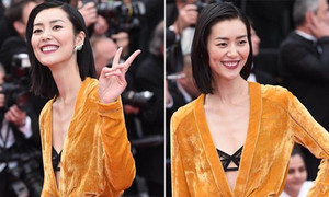 Loạt mỹ nhân Trung Quốc tự tin lộ ngực phẳng trên thảm đỏ Cannes