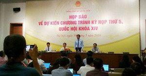 Kỳ họp thứ 5 Quốc hội khóa 14: Mỗi đại biểu QH được nêu câu hỏi chất vấn trong vòng 1 phút