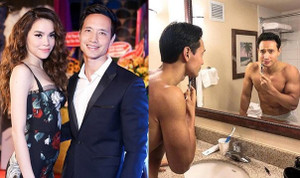 Hồ Ngọc Hà xóa vội ảnh Kim Lý gợi cảm trong phòng tắm