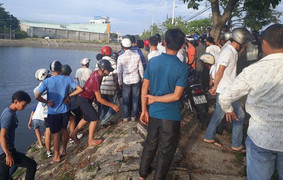 Tìm thấy thi thể 1 tài xế xe ôm dưới hồ
