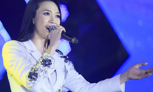 Mỹ Tâm lỡ lời trong đêm nhạc tại Hà Nội