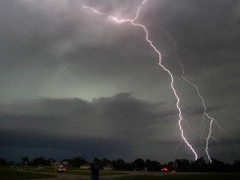 Sét đánh chết người đàn ông đang vận chuyển lúa lên xe ở Hải Phòng