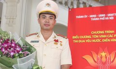 Chiến sỹ CSGT kể lại phút quên mình cứu người trong đám cháy ngùn ngụt