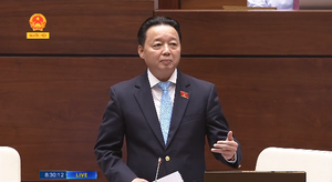 VIDEO trực tiếp: Bộ trưởng Trần Hồng Hà tiếp tục trả lời chất vấn