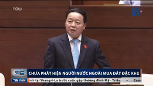 Clip Bộ trưởng Trần Hồng Hà nói: Chưa phát hiện người nước ngoài mua đất đặc khu