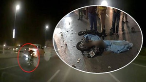 Cư dân mạng 'tố' nam thanh niên nằm trên xe máy, phóng như bay trên cầu Nhật Tân trước khi tử nạn