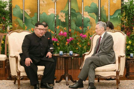 Video: Nhà lãnh đạo Kim Jong-un cười rạng rỡ, cảm ơn Thủ tướng Lý Hiển Long